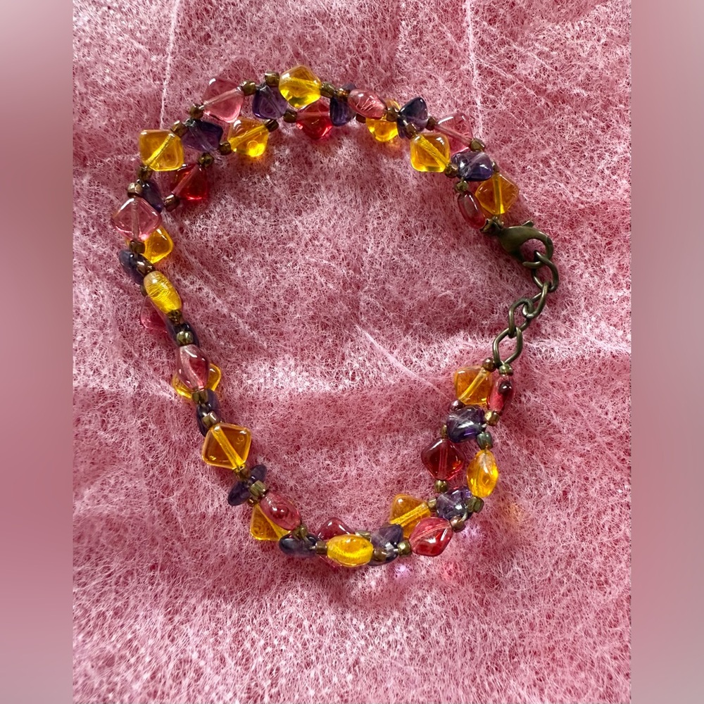 New Handmade Multicolour Glass Beads bracelets